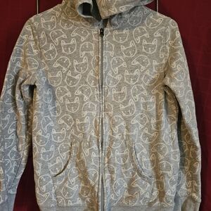 Circo Gray Cat Pattern Hoodie ***5/30***